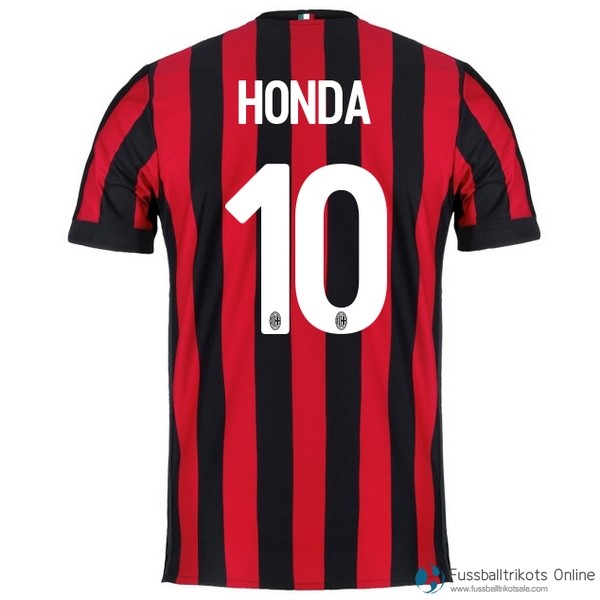 AC Milan Trikot Heim Honda 2017-18 Fussballtrikots Günstig